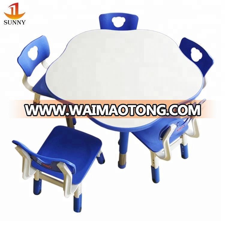 Cheap price best quality kids furniture plastic desk and chair